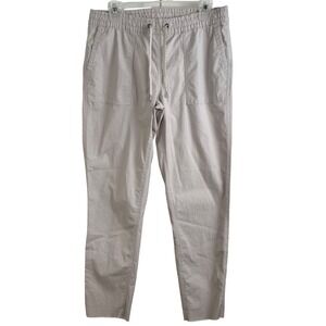 Vuori Ripstop Pant Jogger Womens S Beige Drawstring Utility Cotton Casual Hiking